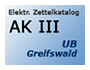 Ernst-Moritz-Arndt-Universität Greifswald - Bibliothek